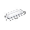 Imagen de Fuente de vidrio transparente rectangular honda