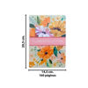 Imagen de Libreta con elástico - Colección Flower 160 páginas