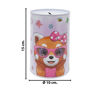 Imagen de Alcancia lata estampdo infantil- rosa- 15x10cm-2 diseños