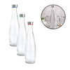 Imagen de Botella de vidrio con tapa metalica-1 litro