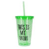 Imagen de Vaso con tapa y sorbito  450 ml