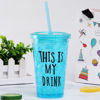 Imagen de Vaso con tapa y sorbito  450 ml