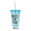 Imagen de Vaso con tapa y sorbito  450 ml
