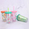 Imagen de Vaso con tapa y sorbito 450 ml.