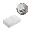 Imagen de Caja de almacenamiento con 2 tapas-14,1x9,5x3cm.(tapas 6,1x7
