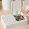 Imagen de Caja de almacenamiento con 2 tapas-14,1x9,5x3cm.(tapas 6,1x7