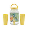 Imagen de Frasco para jugos con canilla y tapa-estampado con vasos-3,8