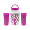 Imagen de Frasco para jugos con canilla y tapa-estampado con vasos-3,8