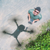 Imagen de Dron con cámara E58 - Dron Plegable Control remoto y visión con Celular - Incluye Valija