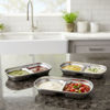 Imagen de Bowl doble metalizado para salsas o dips