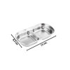 Imagen de Bowl doble metalizado para salsas o dips