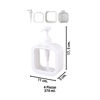Imagen de Frasco dispensador Diseño Cuadrado  370 ml