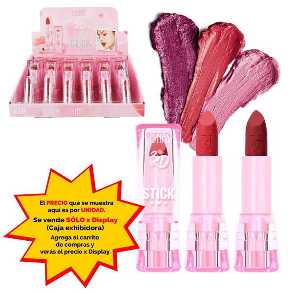 Imagen de Lapiz labial Ushas 3D matte - UC125A