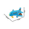 Imagen de Avion-robot C/U-13x13,5x7cm. 4 colores