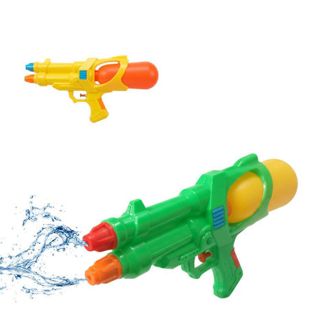 Imagen de Pistola de agua doble salida-en bolsa-30x15cm. 2 colores