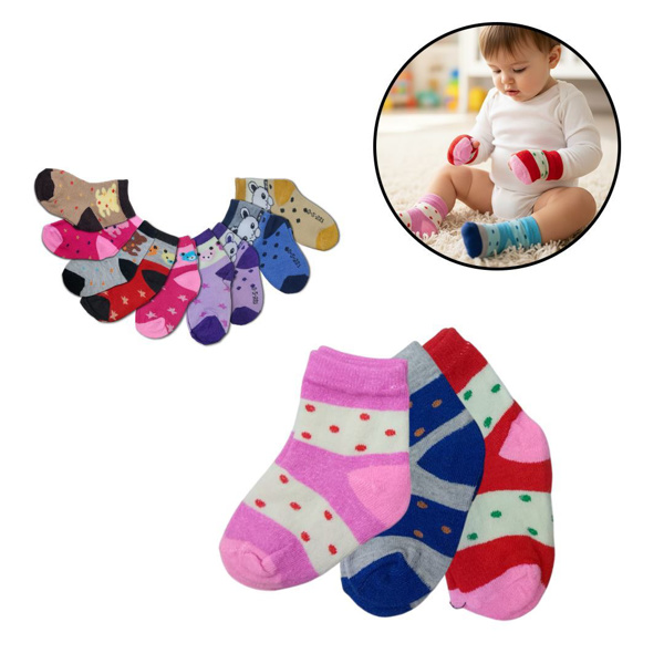 Imagen de Medias infantiles estampadas X 12 pares - Diseños SURTIDOS