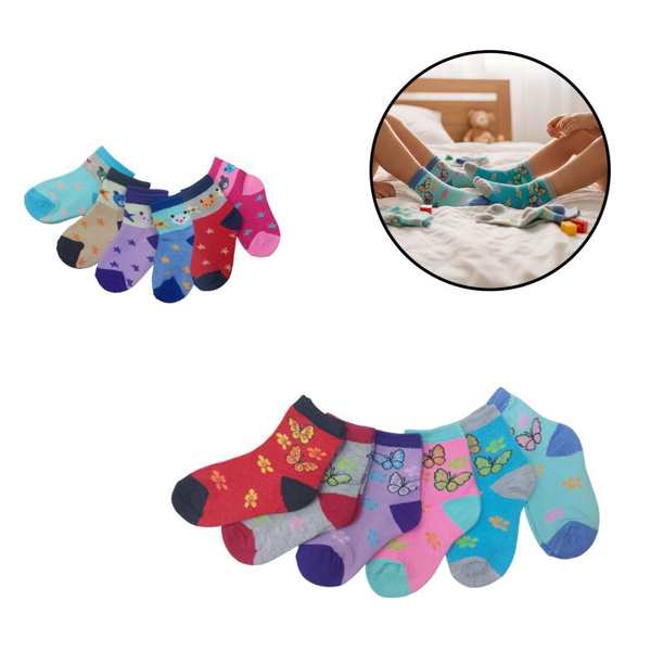 Imagen de Medias infantiles estampadas X 12 pares Diseños SURTIDOS.