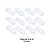 Imagen de Medias soquete lisas blancas X 12 pares