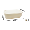 Imagen de Caja Organizadora en plástico Con tapa - 1 Caja de 24x16x 8cm