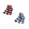 Imagen de Medias para dama x 12 pares - Diseño franjas anchas Colores SURTIDOS.