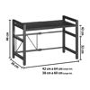 Imagen de Soporte para microndas - Estante organizador Ajustable