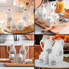 Imagen de Set Condimentero 4 piezas en ceramica - Aceite-vinagre-sal-pimienta