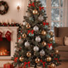 Imagen de Navidad bolas 6cm-caja por 16pc-rosa dorado-caja