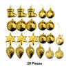 Imagen de Navidad chirimbolos surtidos-caja mica por 22pc-dorado