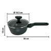 Imagen de Olla con tapa de vidrio-aluminio-18,5cm.