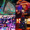 Imagen de Navidad 100 luces arroz multicolor- cable 4 mts verde