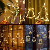 Imagen de Cortina de luces led 12 figuras de luz cálida - 50 luces aprox. 3 metros