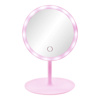 Imagen de Espejo led de mesa redondo con pie  USB