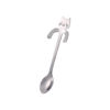 Imagen de Cuchara cucharita té o café Diseño gato para colgar en el borde de la taza - Acero Inox