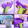 Imagen de Pistola plastica combinada de juguete-4 colores