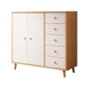 Imagen de Cómoda Cajonera Aparador 2 puertas con estantes y 5 cajones-