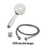 Imagen de Duchero telefono lluvero de ducha con colilla y soporte