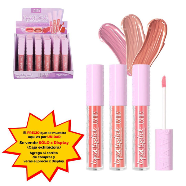 Imagen de Lapiz Ushas labial liquido con aplicador- UC137B