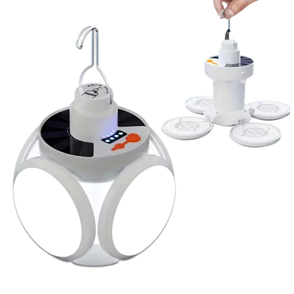 Imagen de Lampara led solar 5 modos - Camping Luz de emergencia Carga Solar - USB