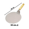 Imagen de Pala para pizza redonda Acero inoxidable con mango en madera