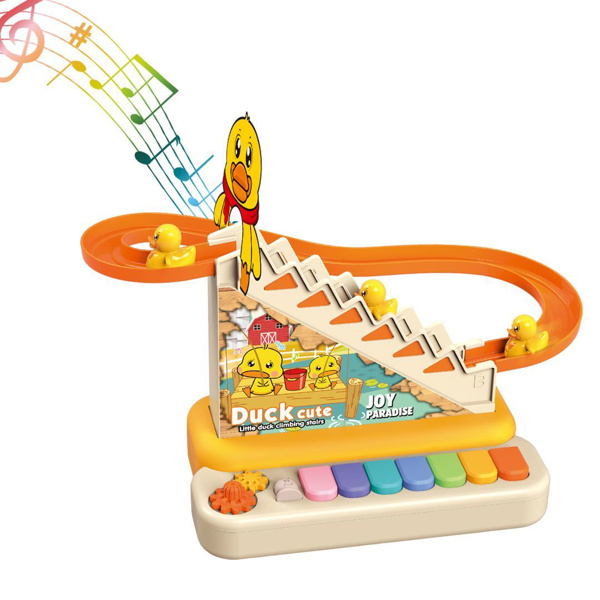Imagen de Pianito didactico musical Pato escalador con rampa y sonido