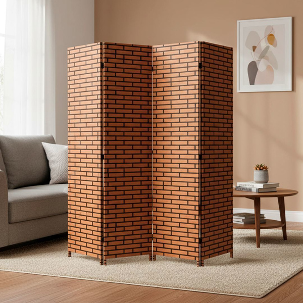 Imagen de Biombo Separador de 4 Hojas - 180x180 cms - Separador de ambientes