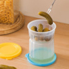 Imagen de Frasco escurridor con separación - Ideal para Aceitunas Pepinillos
