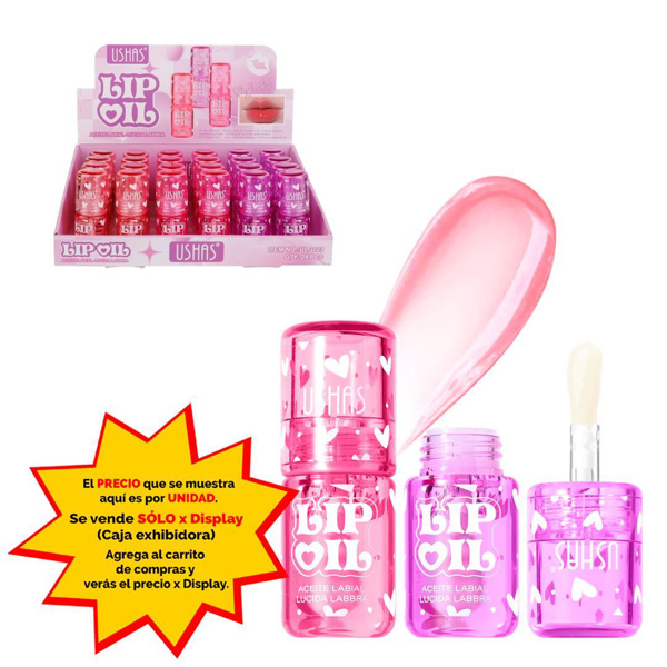 Imagen de Brillo aceite labial Ushas- ULG023