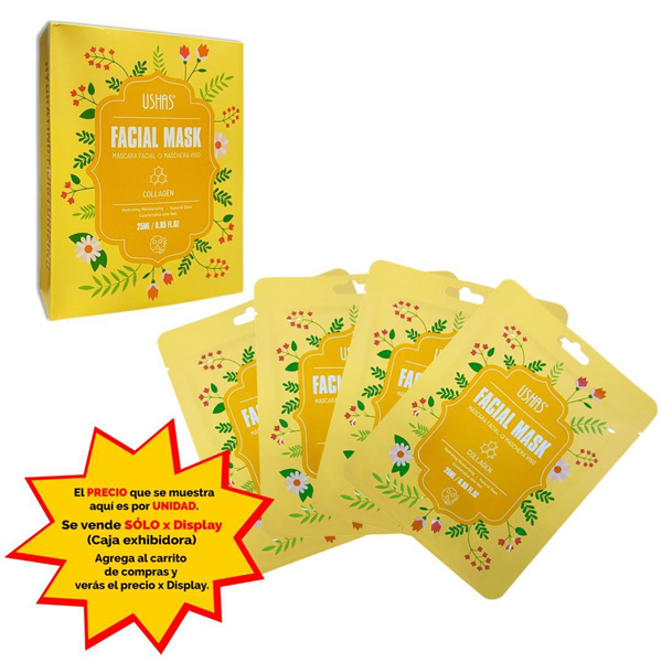 Imagen de Mascara facial Ushas-colageno