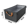 Imagen de Caja Organizadora Plegable De Tela - Gran capacidad con tapa visora