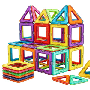 Imagen de Bloques magnéticos para armar - 46 Pcs Juguete didáctico