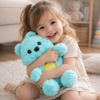 Imagen de Peluche oso color con moña p/colgar