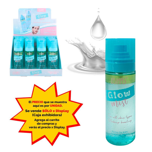 Imagen de Spray Ushas resaltador-iluminador de maquillaje liquido-HA61