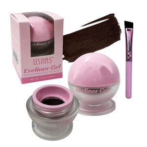 Imagen de Delineador Ushas de ojos gel-waterproff-marron-UEL003-2