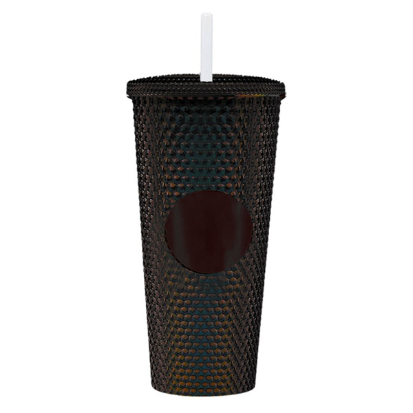 Imagen de Vaso texturado con tapa y sorbito 700 ml